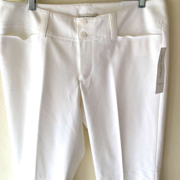 NEW! Coldwater Creek Metro Trousers White Size 12 - Picture 3 of 9
